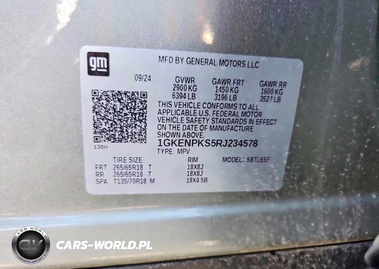 2024 GMC Acadia At4 VIN:1GKENPKS5RJ234578 - 14
