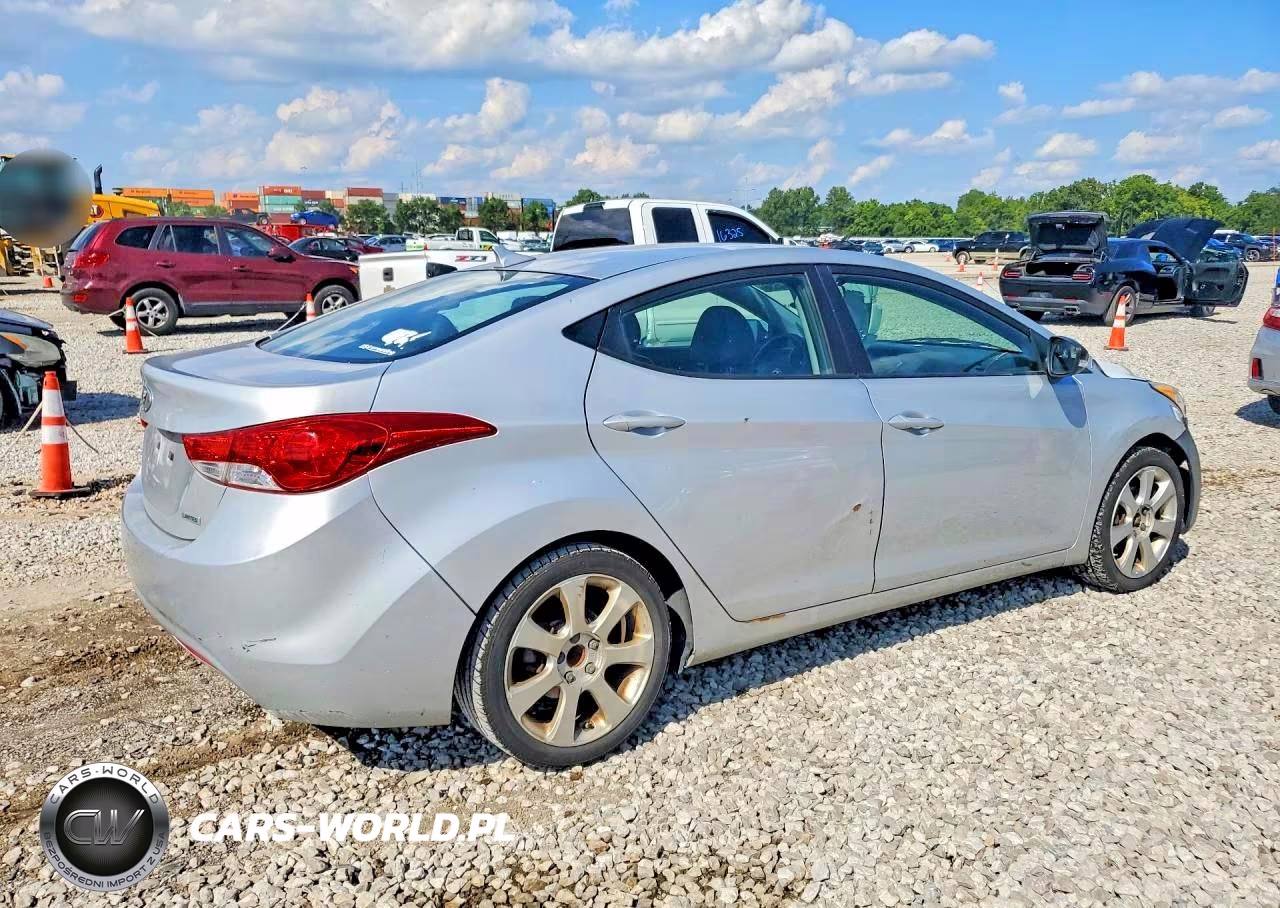 2012 Hyundai Elantra Limited VIN:KMHDH4AE4CU213795 - 3