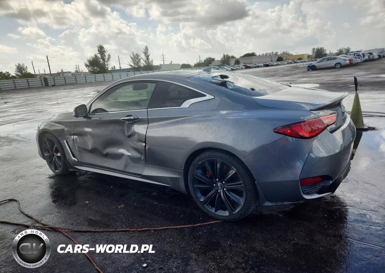 2019 Infiniti Q60 Red Sport 400 VIN:JN1FV7EL3KM440235 - 2