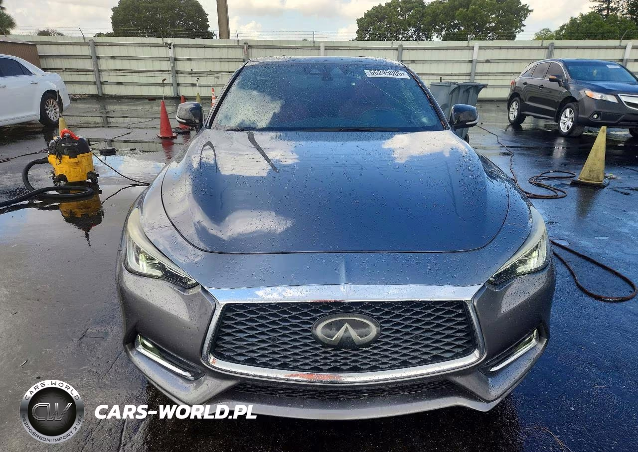 2019 Infiniti Q60 Red Sport 400 VIN:JN1FV7EL3KM440235 - 5