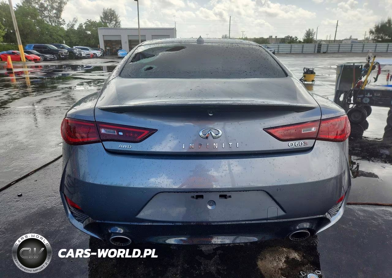 2019 Infiniti Q60 Red Sport 400 VIN:JN1FV7EL3KM440235 - 6