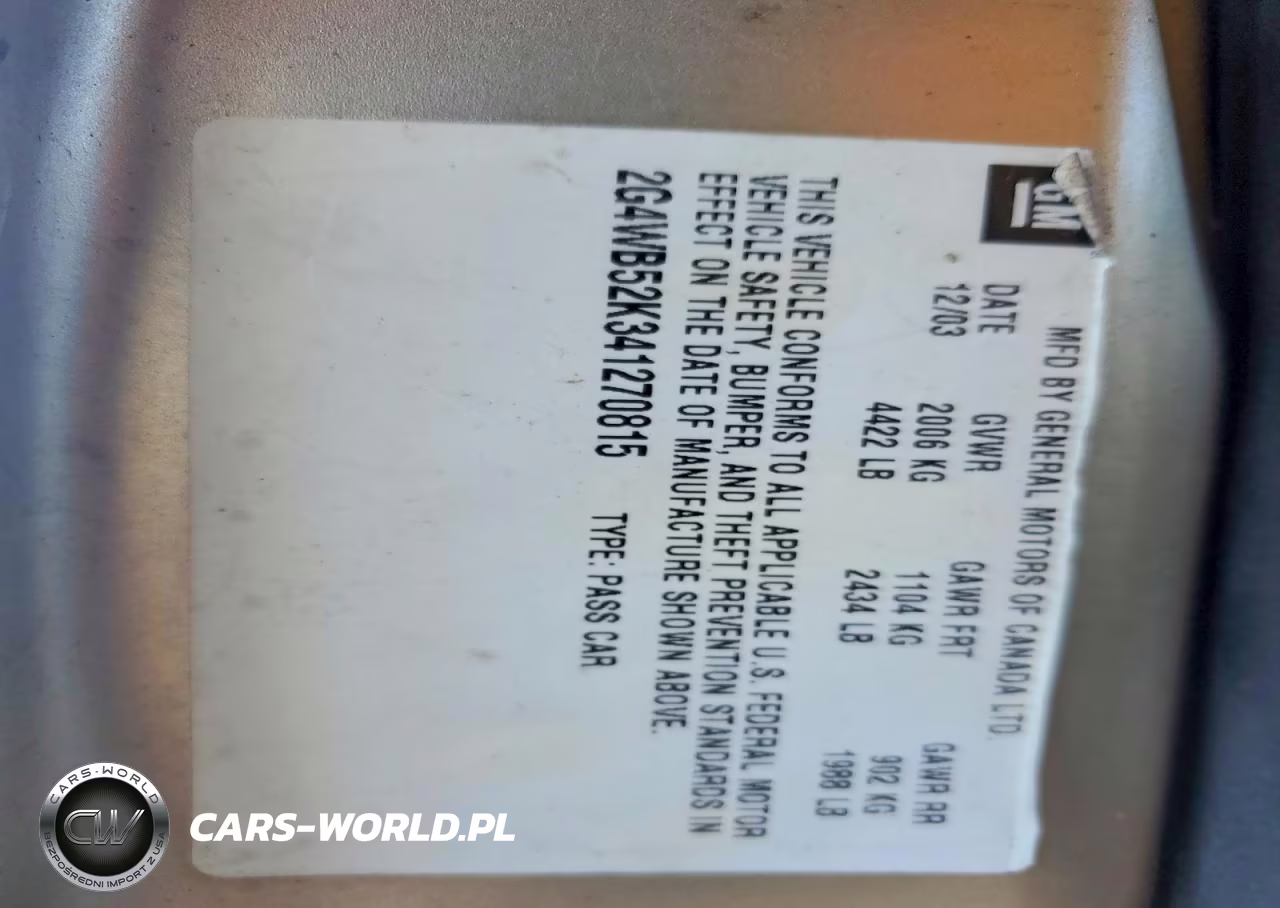 2006 Buic Lacrosse VIN:2G4WB52K341270815 - 12