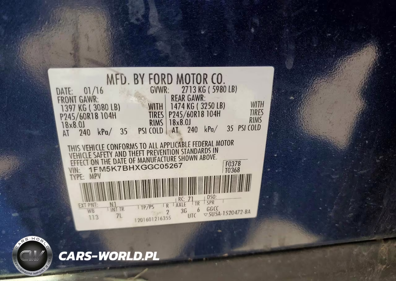 2016 Ford Explorer VIN:1FM5K7BHXGGC05267 - 13