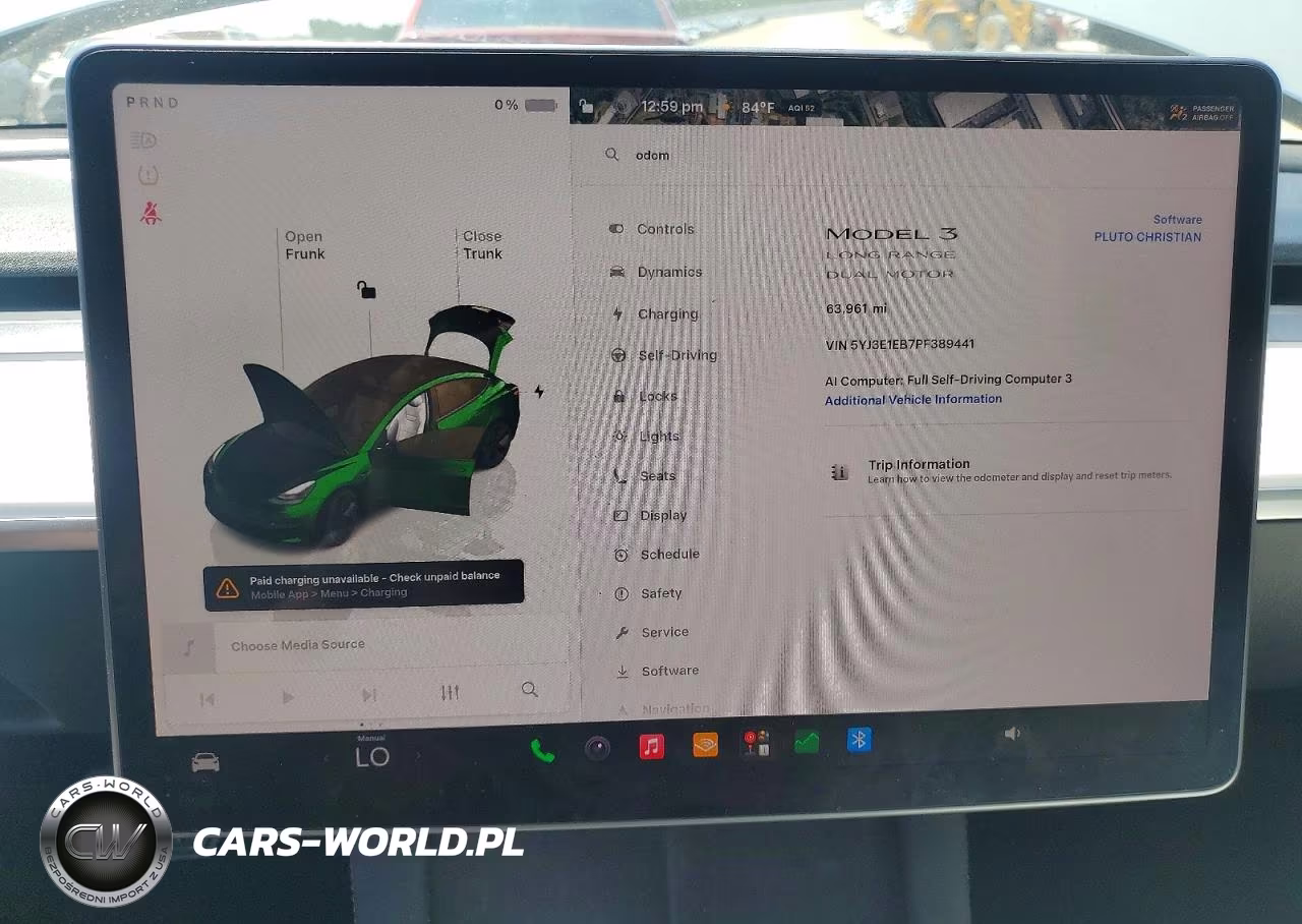 2023 Tesla Model 3 VIN:5YJ3E1EB7PF389441 - 9