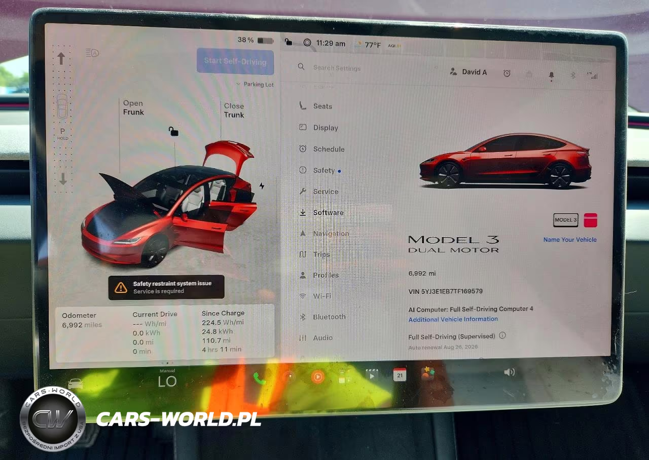 2026 Tesla Model 3 VIN:5YJ3E1EB7TF169579 - 9