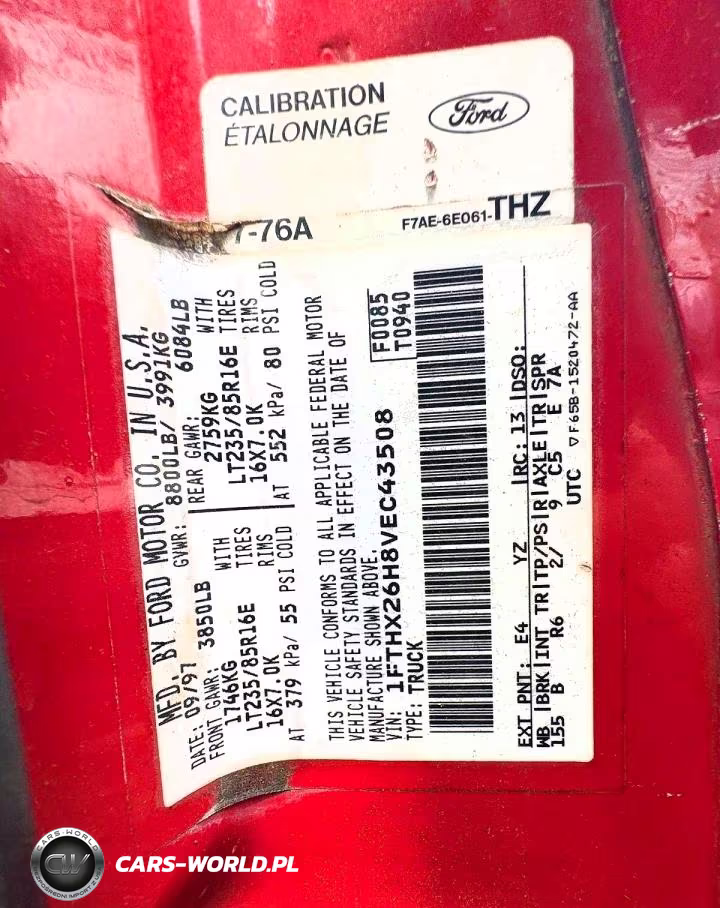 1997 Ford F250 VIN:1FTHX26H8VEC43508 - 15