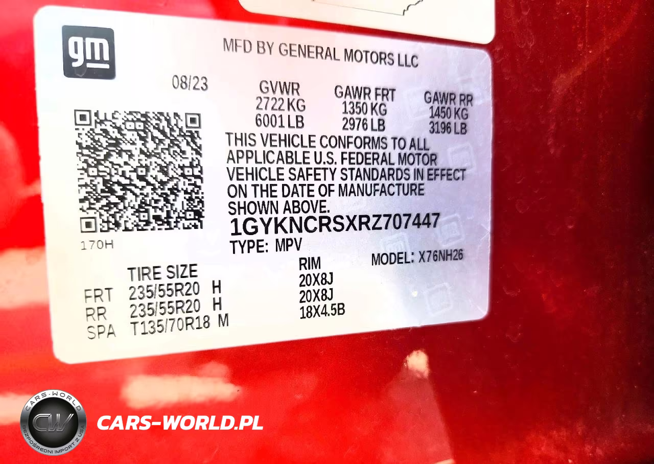 2024 Cadillac Xt5 Premium Luxury VIN:1GYKNCRSXRZ707447 - 13