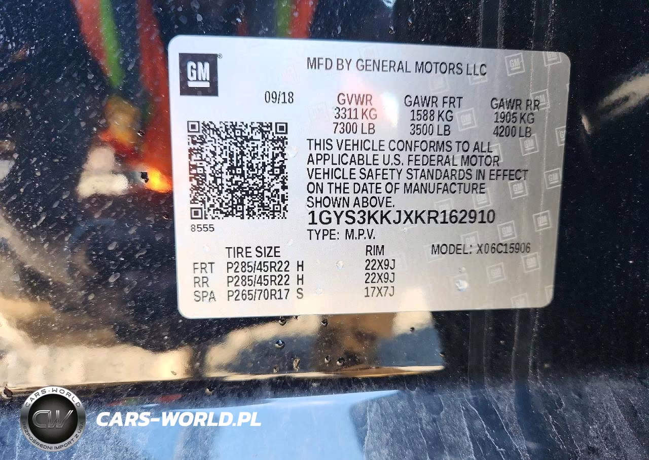 2019 Cadillac Escalade Esv Platinum VIN:1GYS3KKJXKR162910 - 12