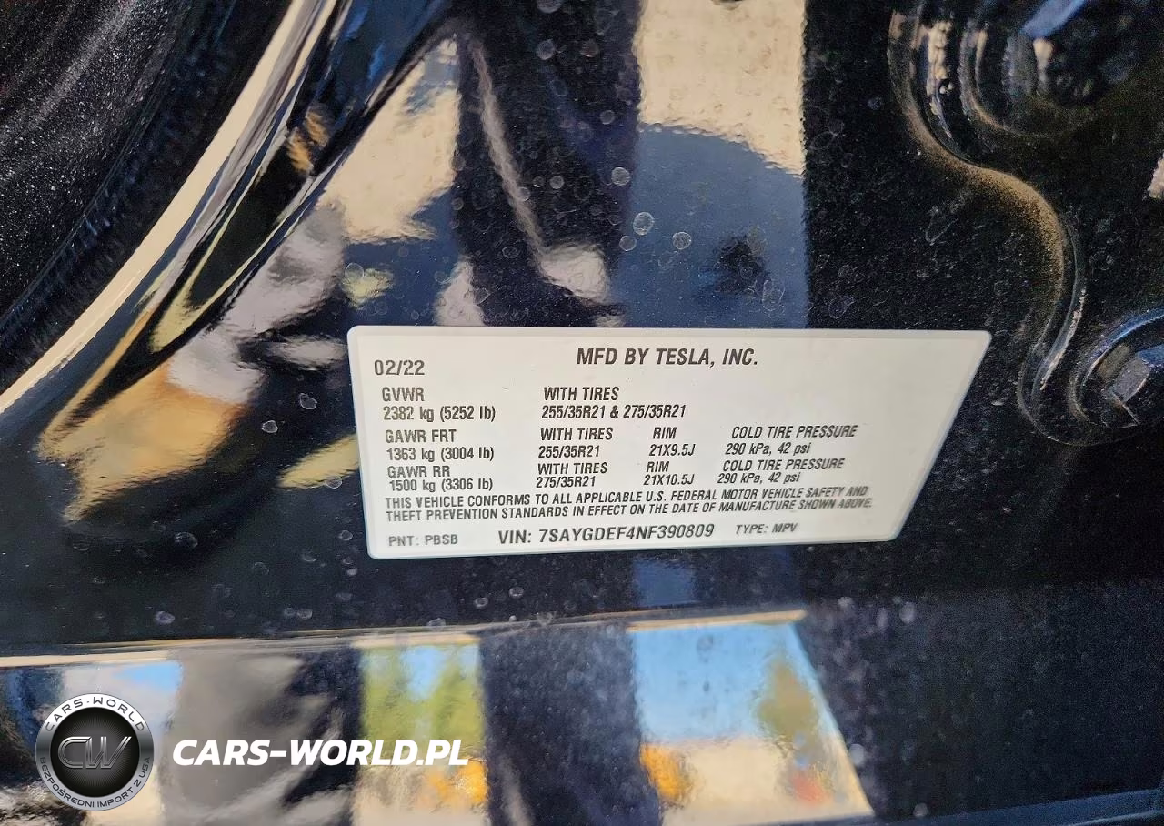 2022 Tesla Model Y VIN:7SAYGDEF4NF390809 - 12