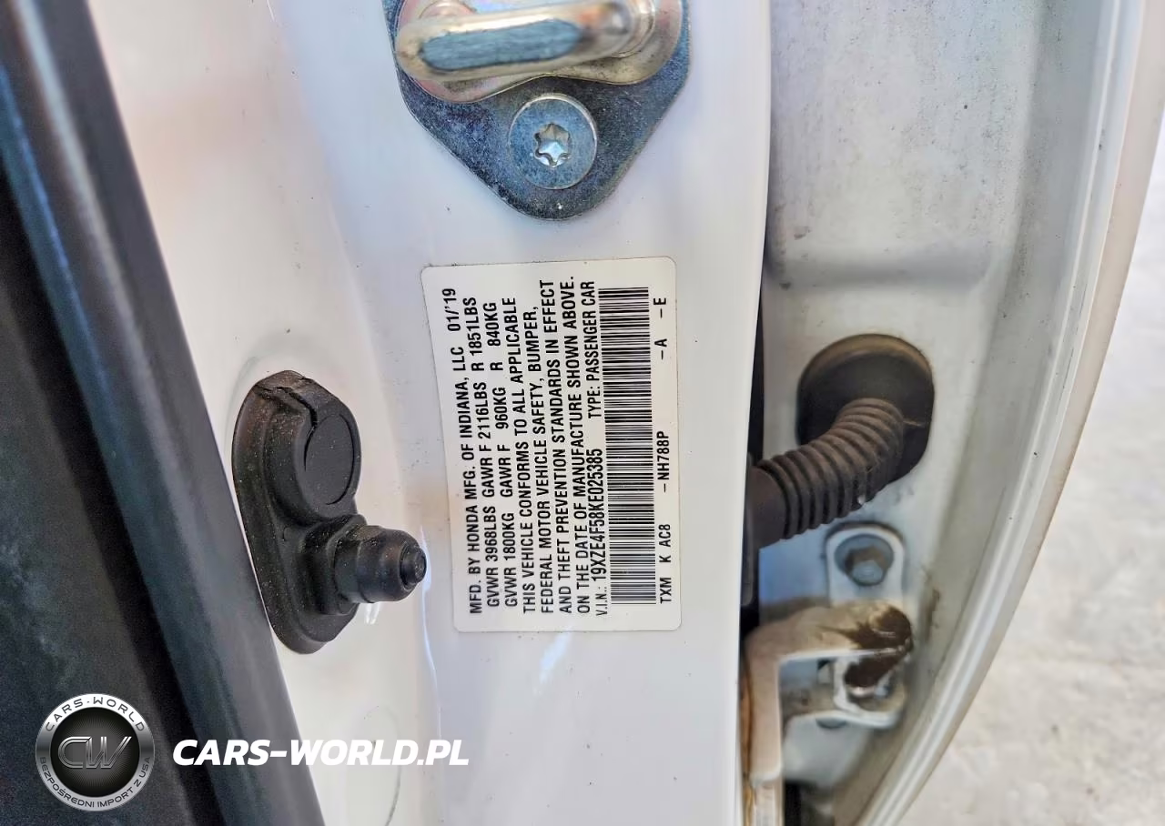 2019 Honda Insight Ex VIN:19XZE4F58KE025385 - 12