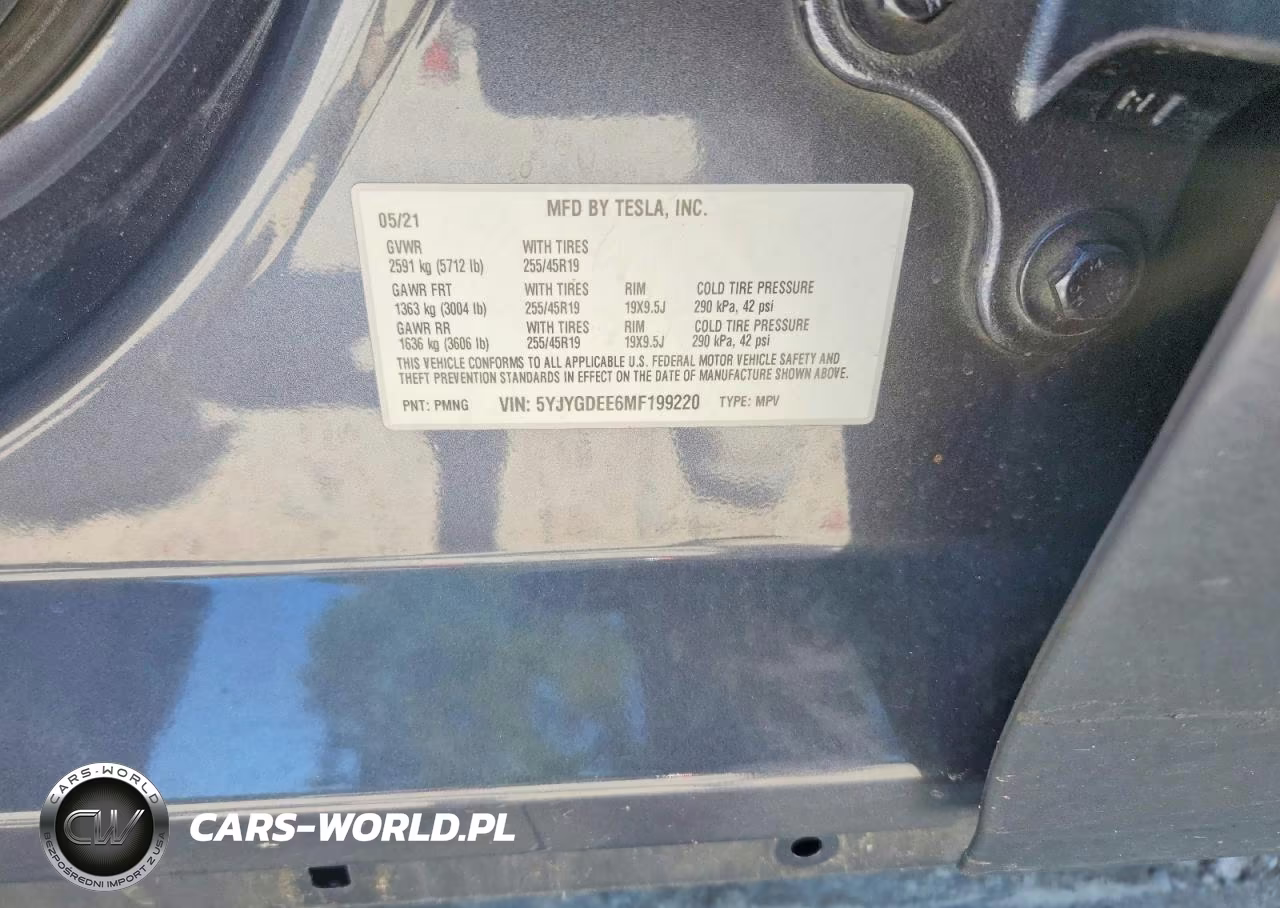 2021 Tesla Model Y VIN:5YJYGDEE6MF199220 - 13
