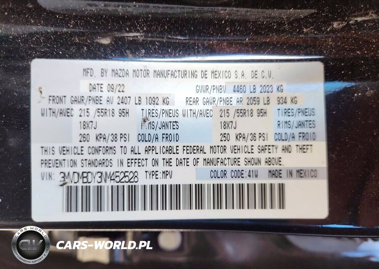2022 Mazda Cx-30 Premium VIN:3MVDMBDY3NM452528 - 13