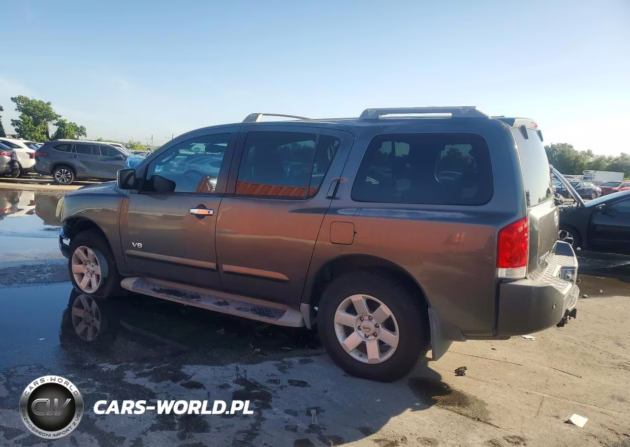2006 Nissan Armada Se VIN:5N1AA08A06N743537 - 2