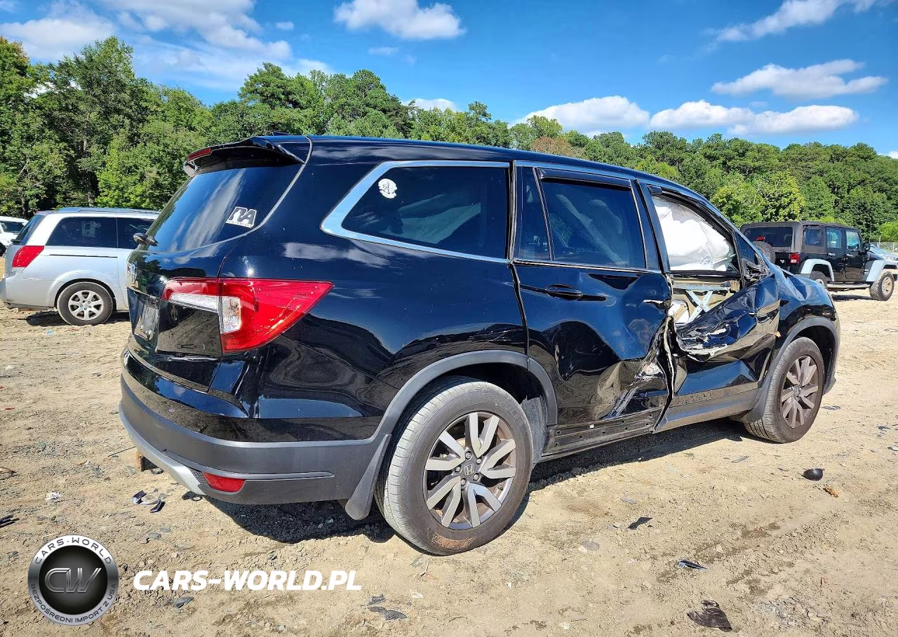 2020 Honda Pilot Exl VIN:5FNYF5H57LB028205 - 3