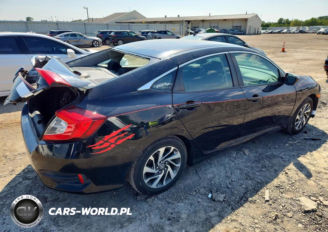 2016 Honda Civic Lx VIN:19XFC2F57GE043509 - 3