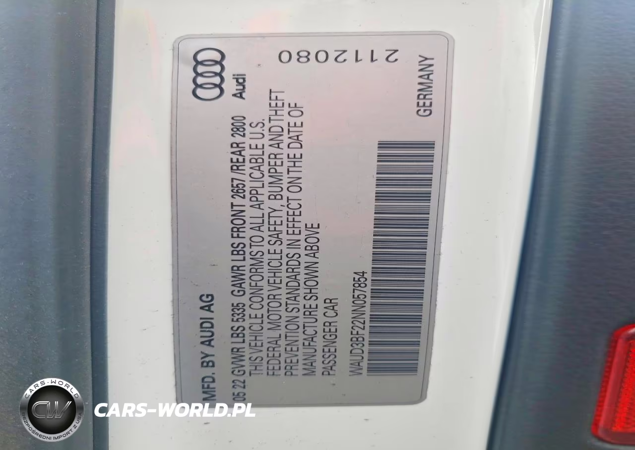 2022 Audi A6 VIN:WAUD3BF22NN057854 - 13