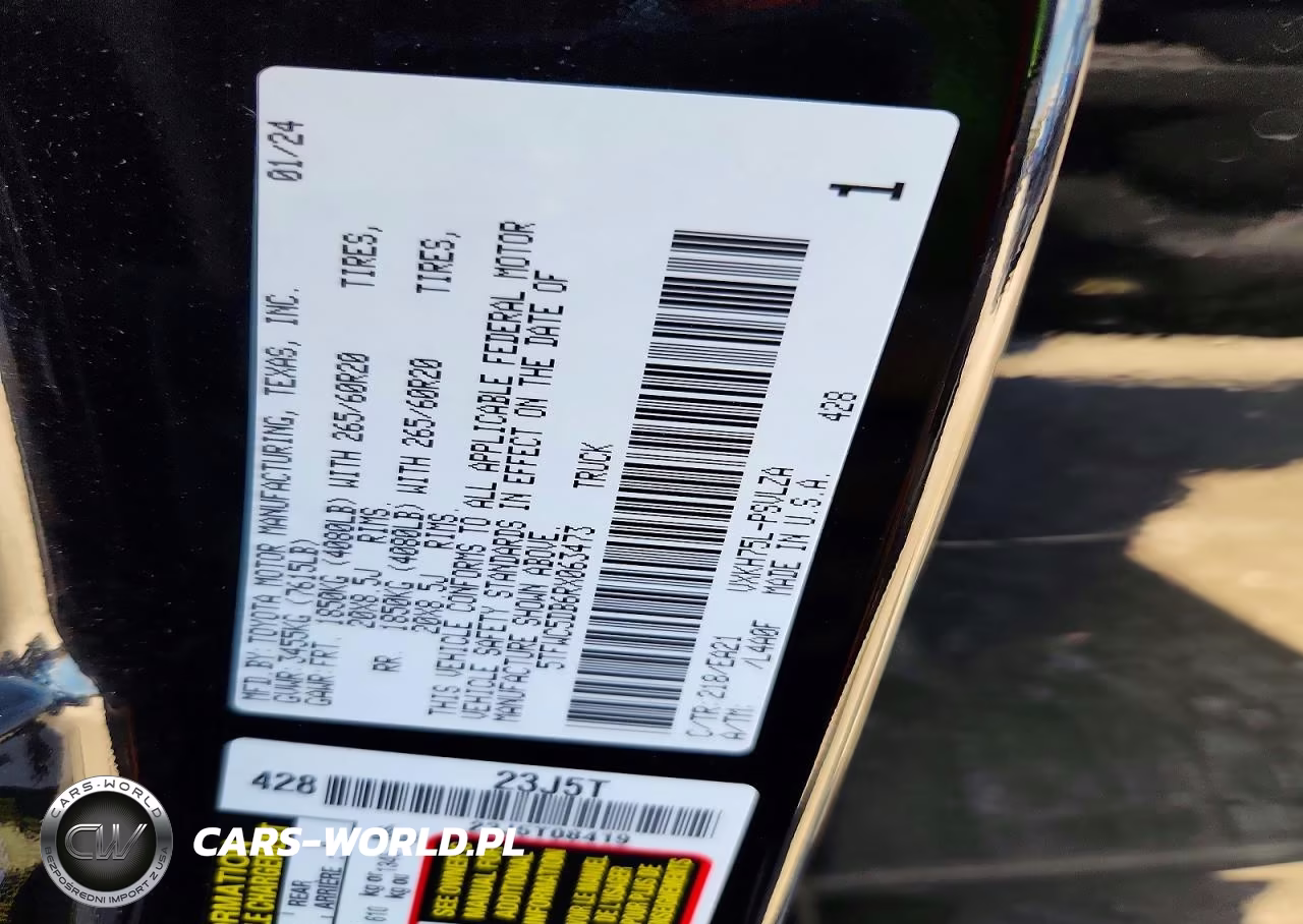 2024 Toyota Tundra Limited Hv VIN:5TFWC5DB6RX063473 - 12