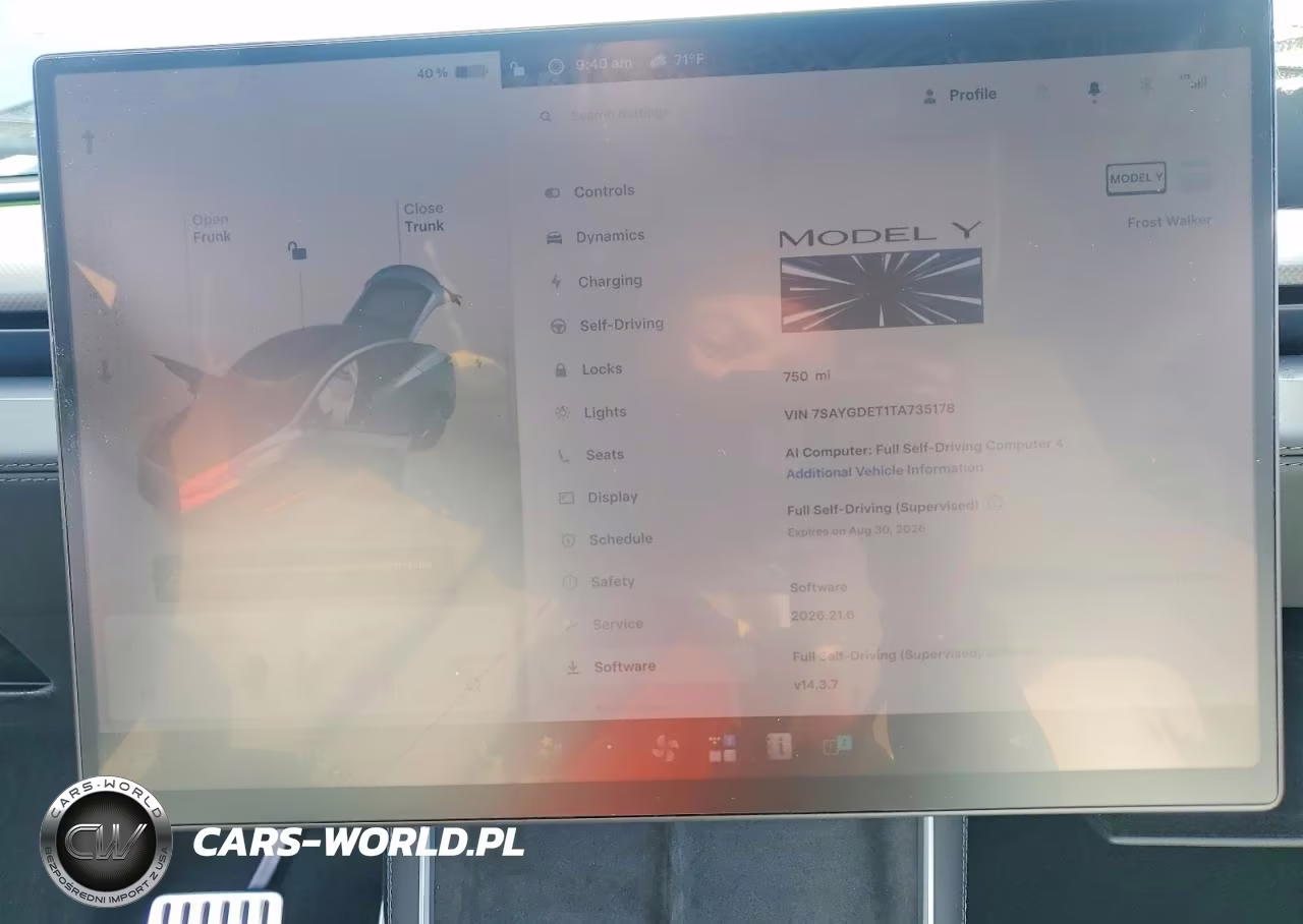 2026 Tesla Model Y Performance Awd VIN:7SAYGDET1TA735178 - 9