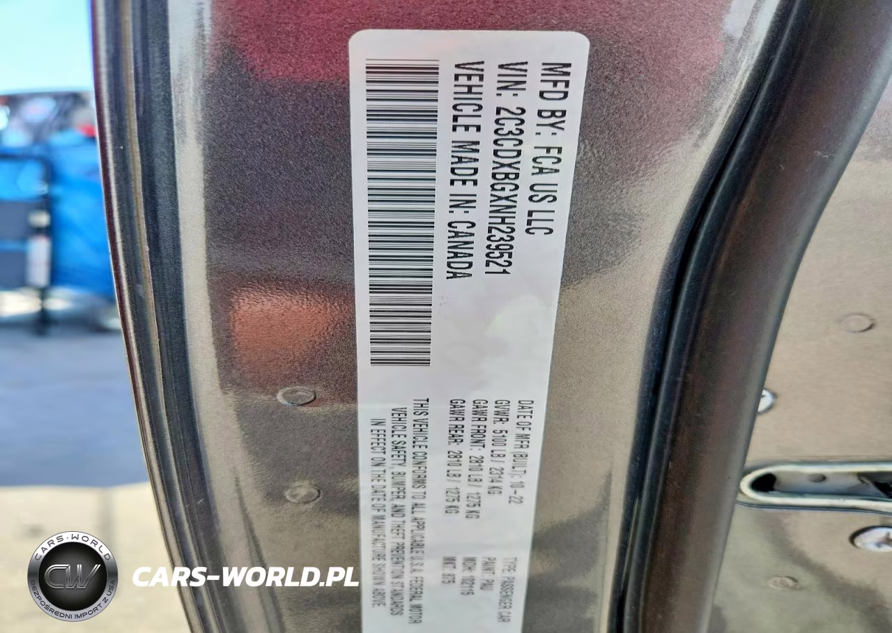 2022 Dodge Charger Sxt VIN:2C3CDXBGXNH239521 - 13