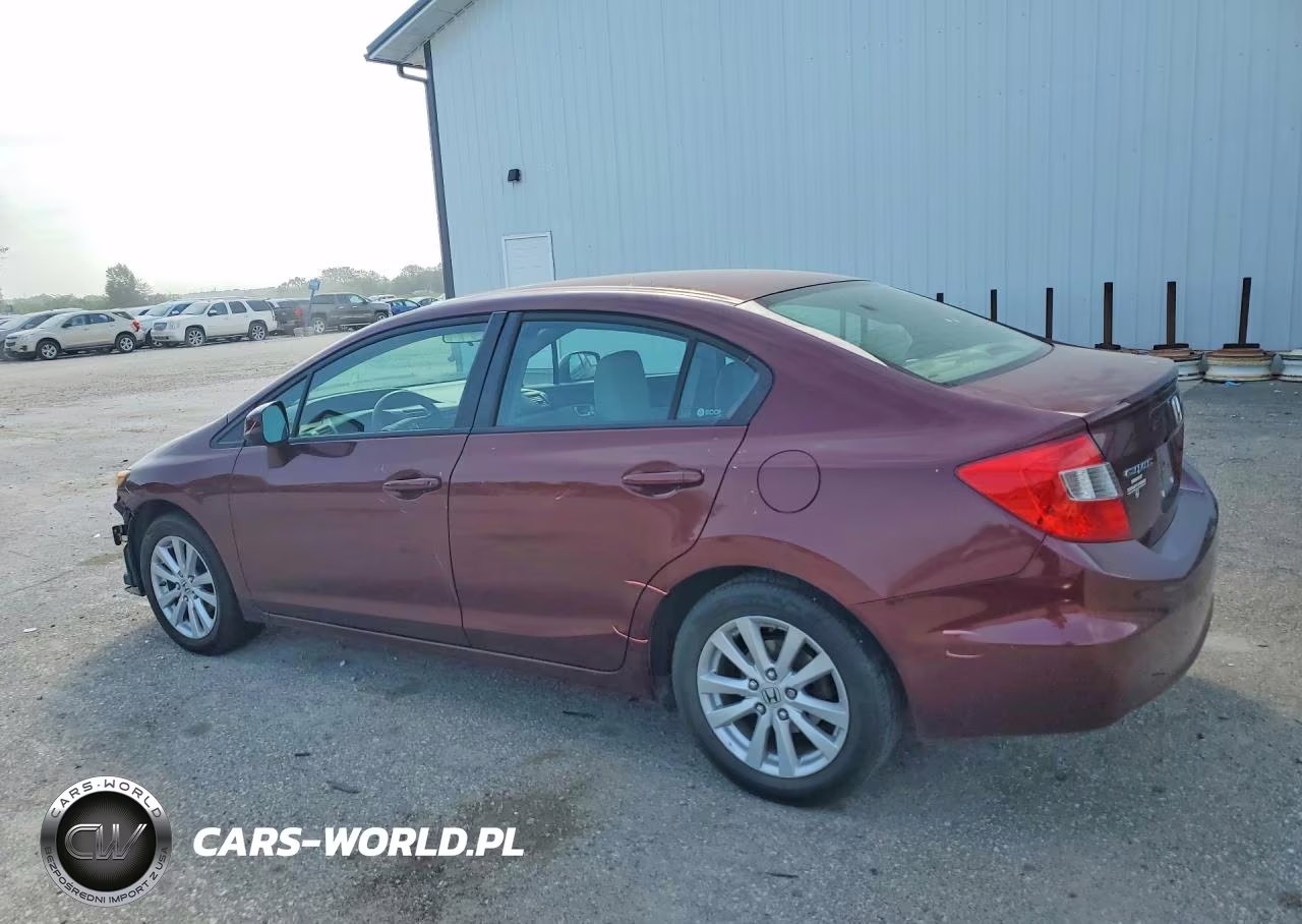 2012 Honda Civic Ex VIN:2HGFB2F84CH537243 - 2