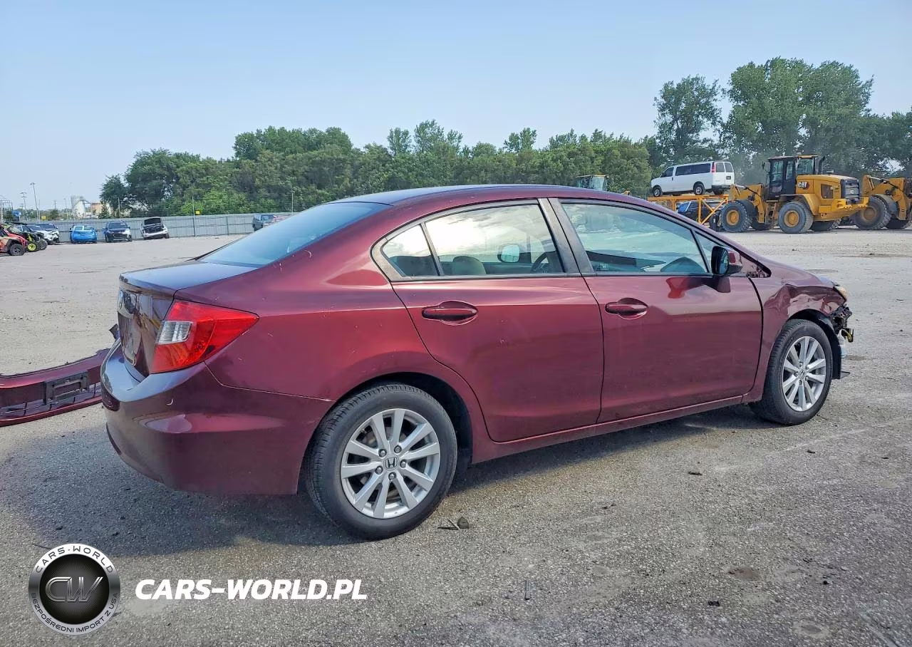 2012 Honda Civic Ex VIN:2HGFB2F84CH537243 - 3