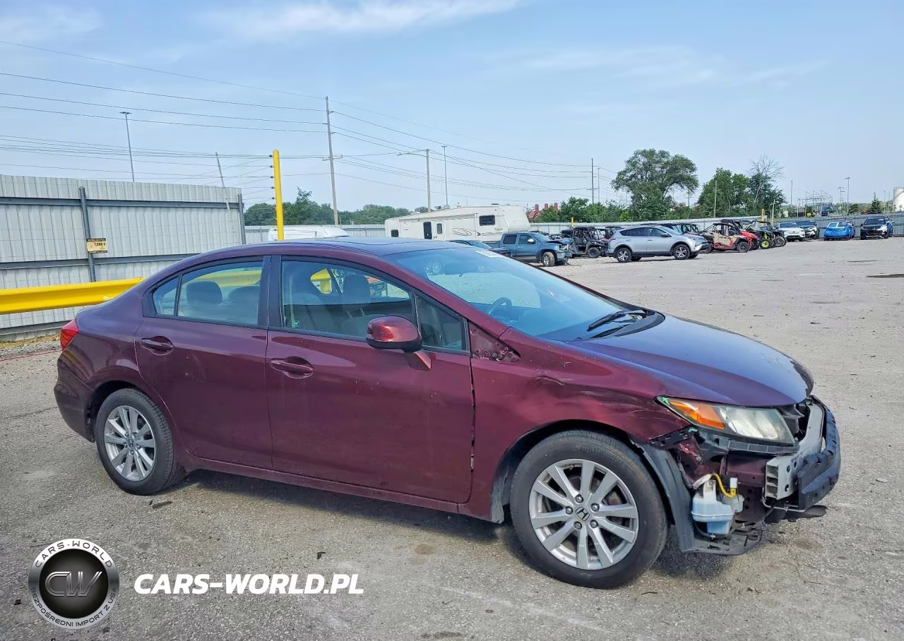 2012 Honda Civic Ex VIN:2HGFB2F84CH537243 - 4
