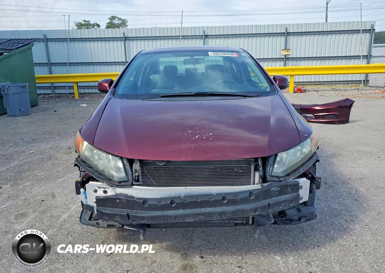 2012 Honda Civic Ex VIN:2HGFB2F84CH537243 - 5