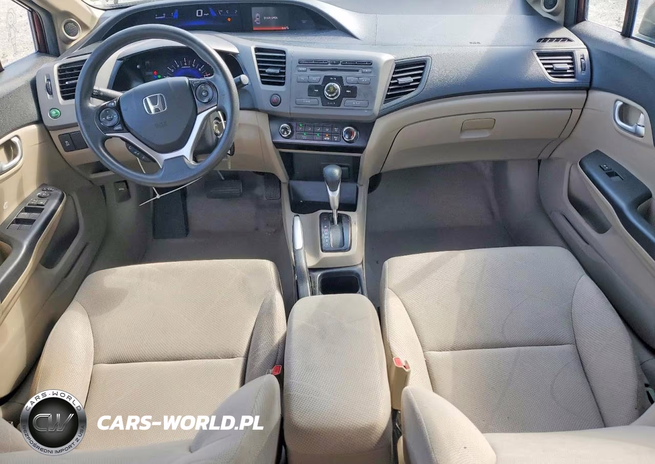 2012 Honda Civic Ex VIN:2HGFB2F84CH537243 - 8