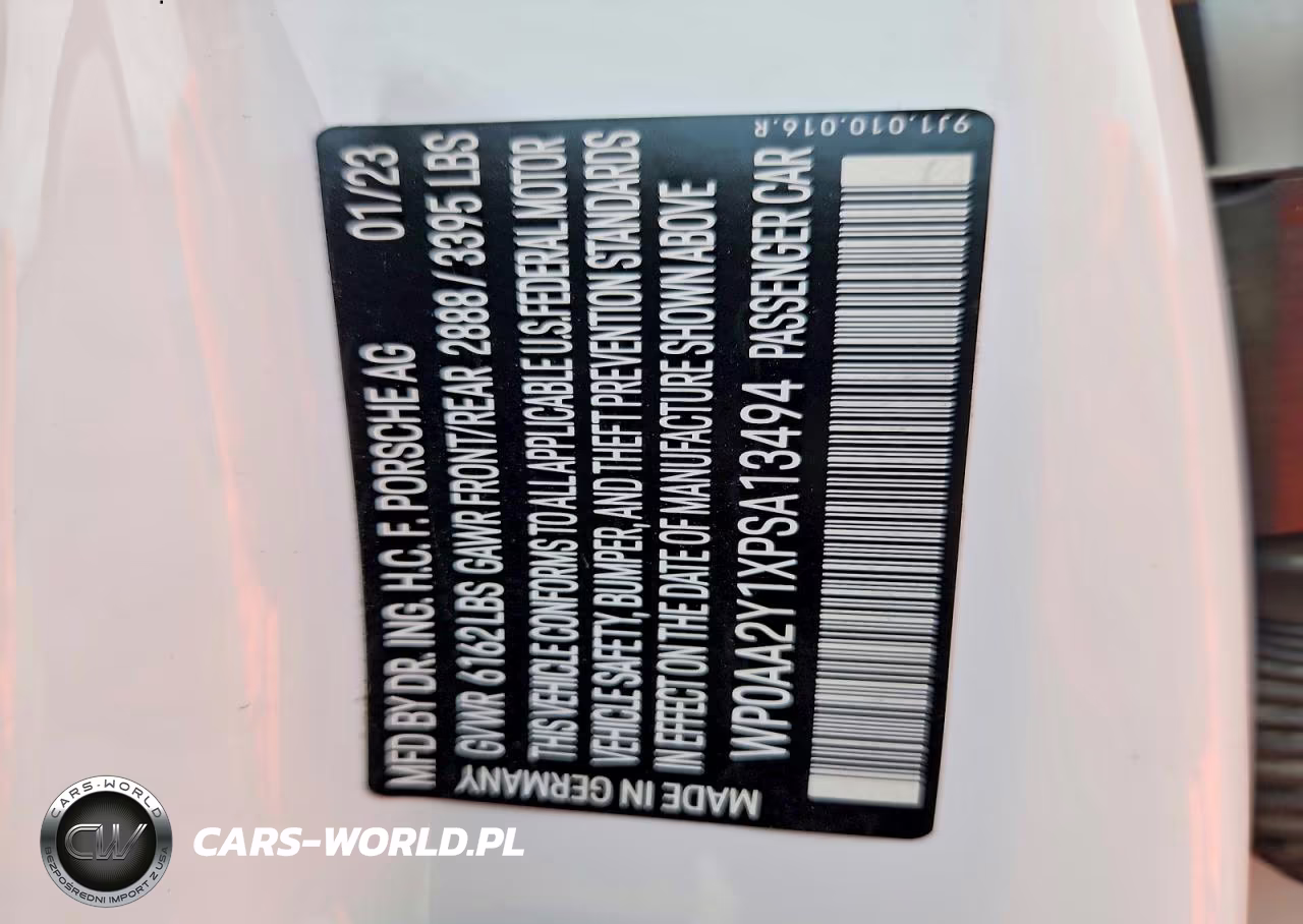 2023 Porsche Taycan VIN:WP0AA2Y1XPSA13494 - 12