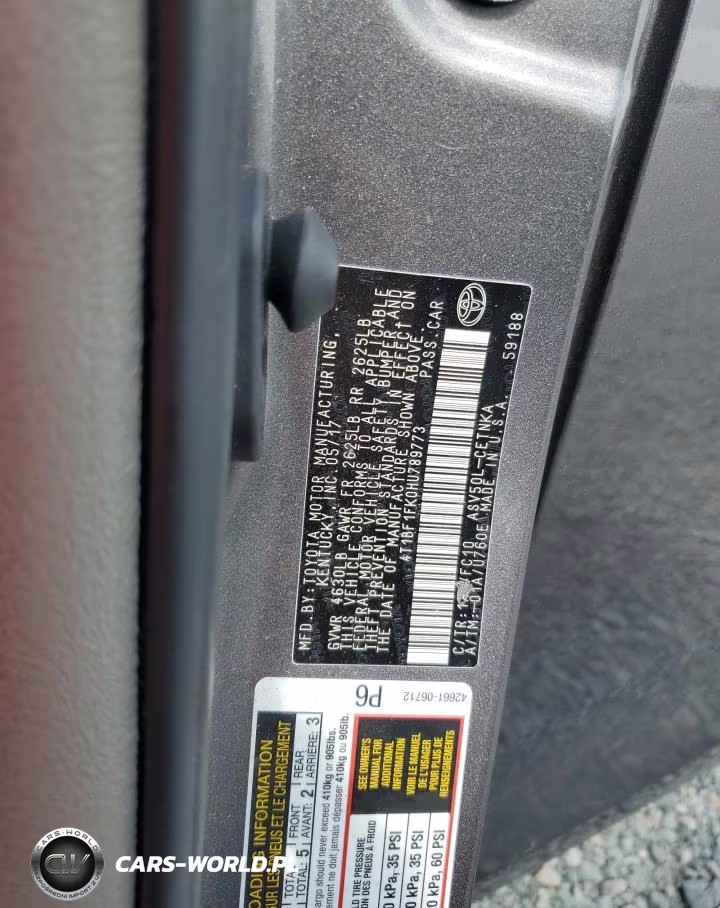 2017 Toyota Camry Le VIN:4T1BF1FK0HU789773 - 12