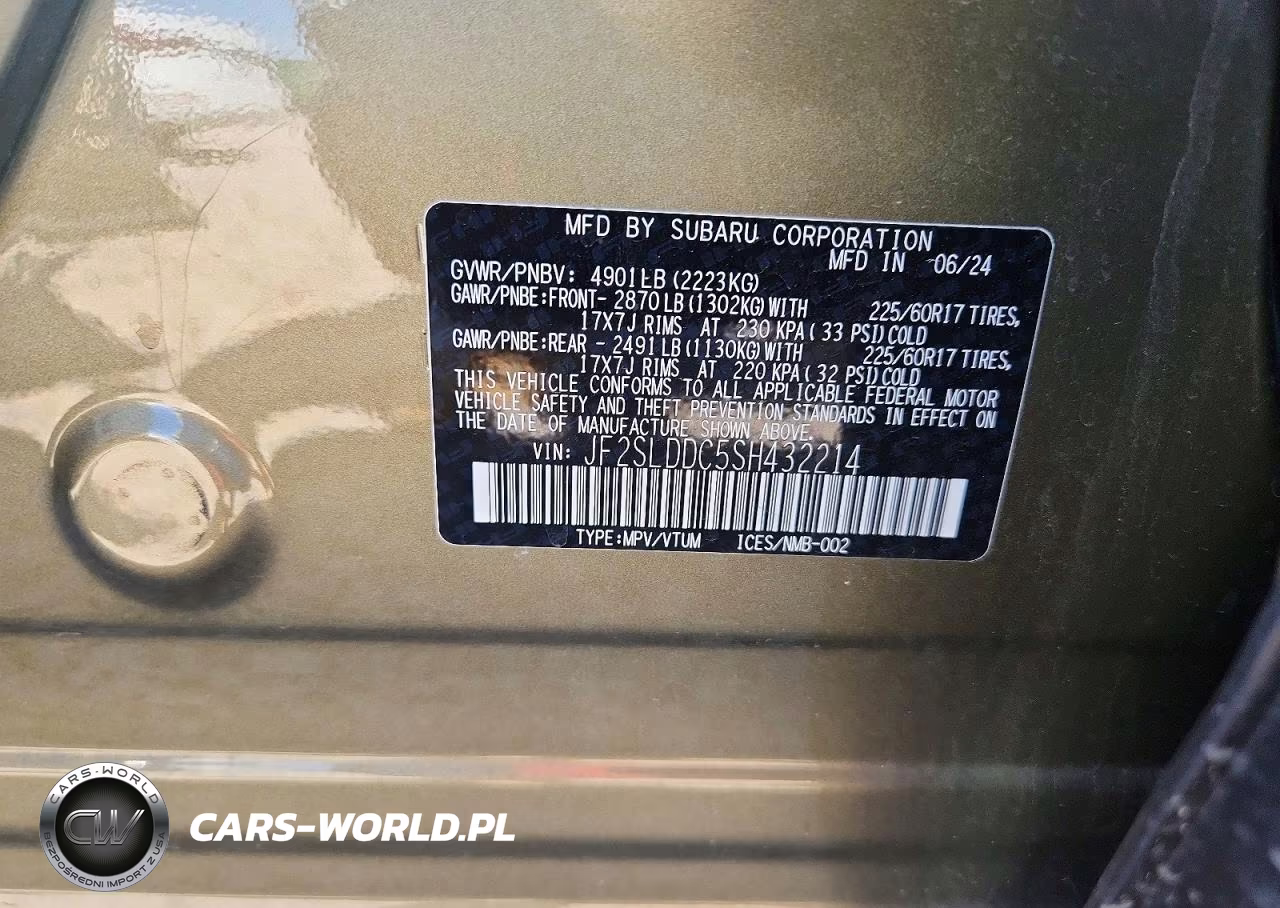 2025 Subaru Forester Premium VIN:JF2SLDDC5SH432214 - 12