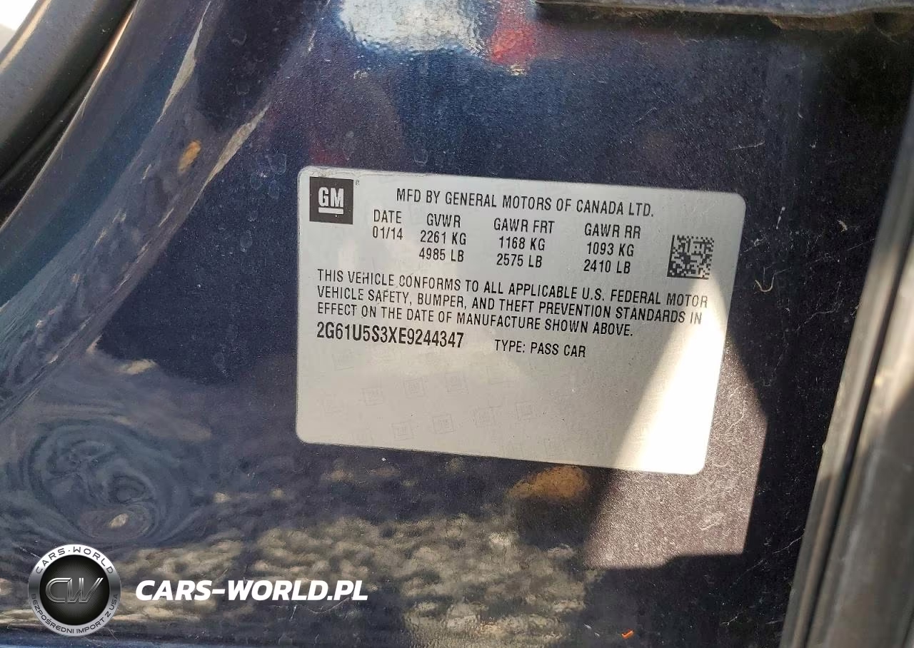 2014 Cadillac Xts VIN:2G61U5S3XE9244347 - 13