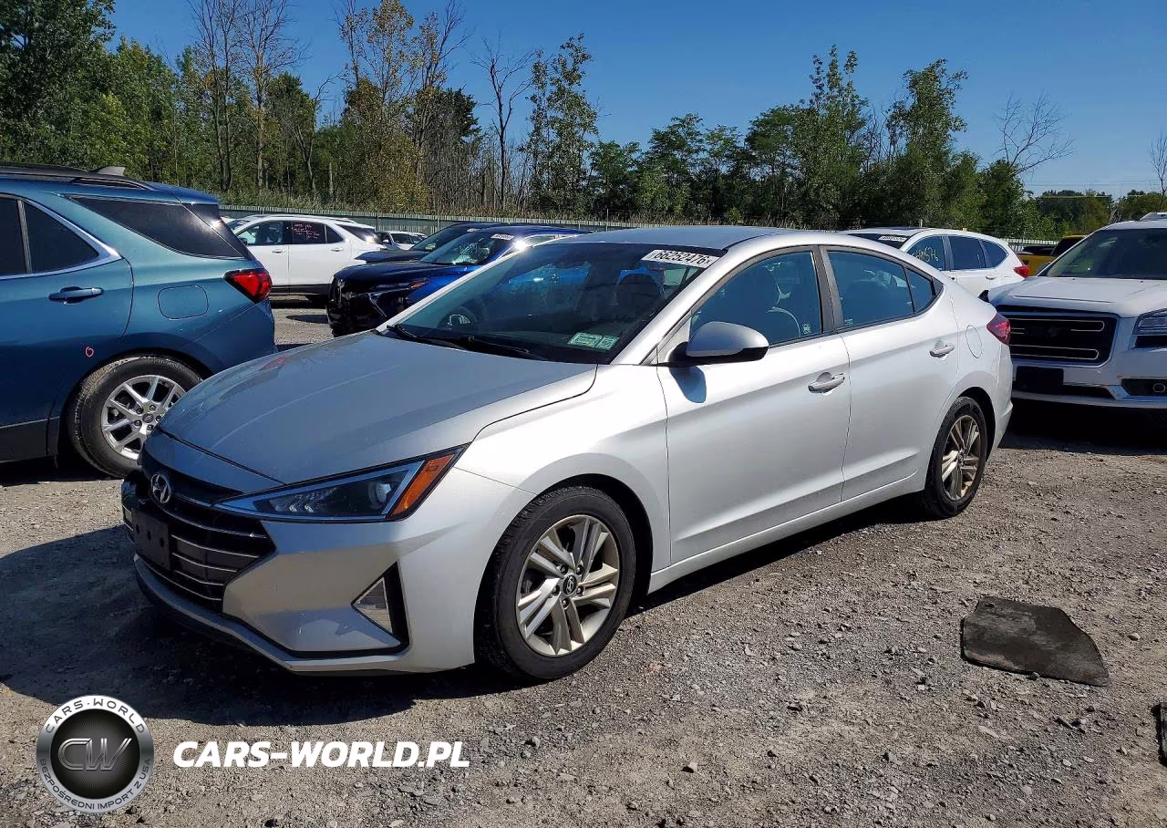 2019 Hyundai Elantra Sel VIN:5NPD84LFXKH411591 - 1