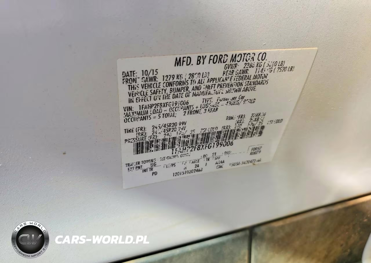 2015 Ford Taurus Limited VIN:1FAHP2F8XFG199006 - 12