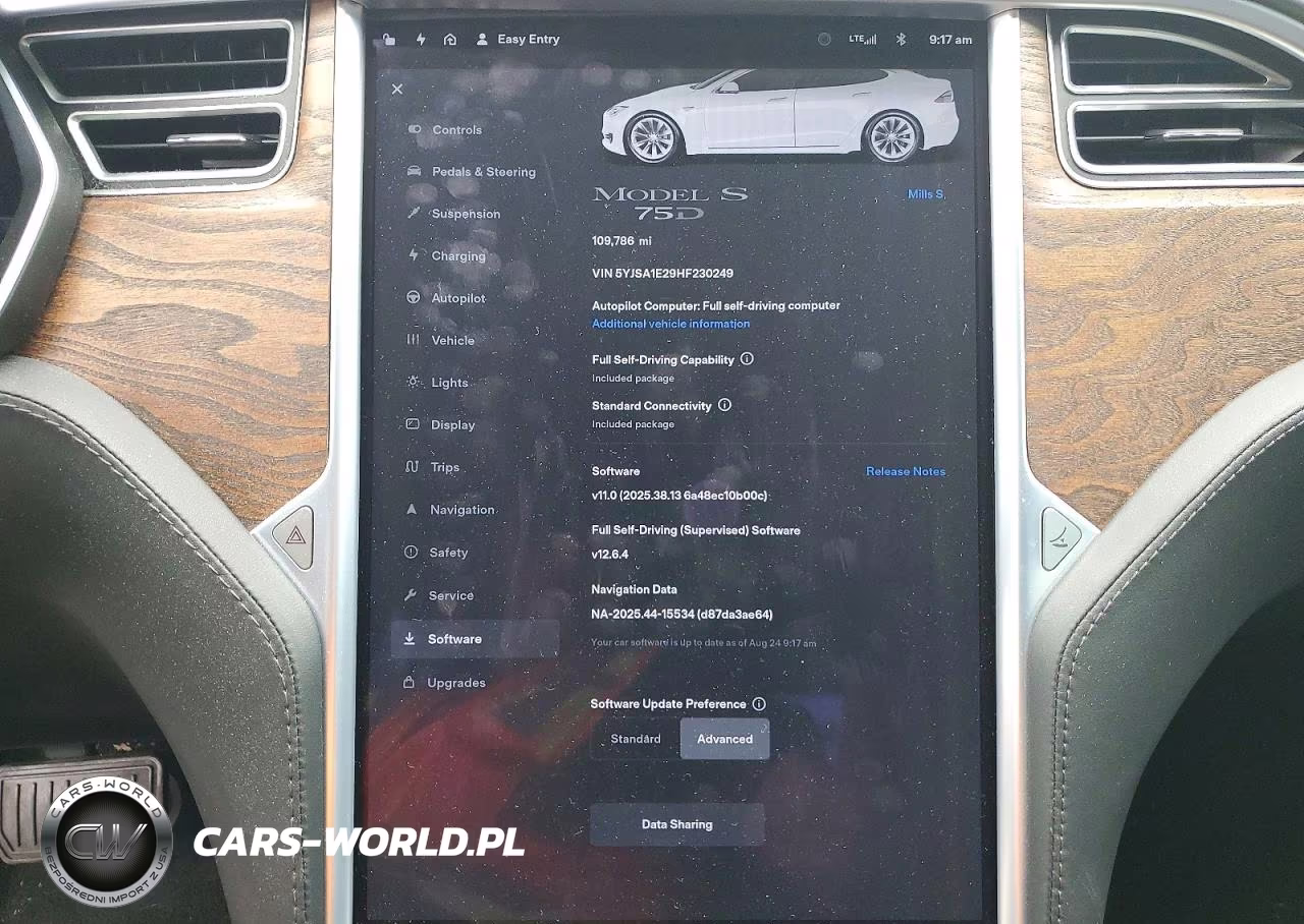 2017 Tesla Model S VIN:5YJSA1E29HF230249 - 9