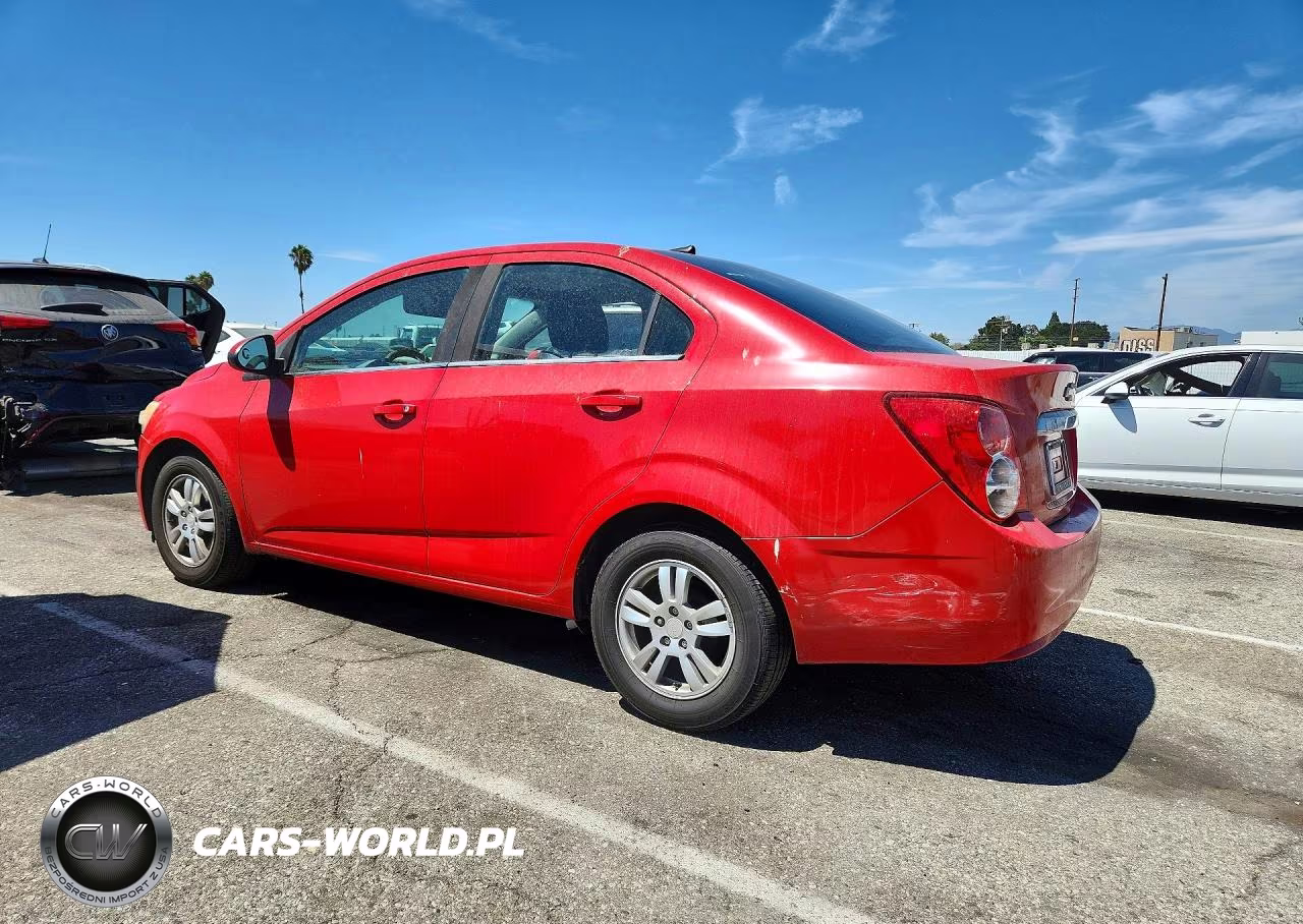 2013 Chevrolet Sonic Lt VIN:1G1JC5SH1D4172816 - 2