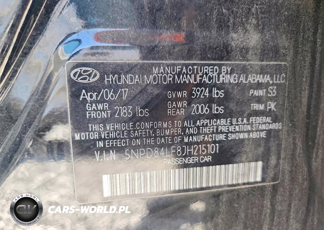 2018 Hyundai Elantra Sel VIN:5NPD84LF8JH215101 - 12