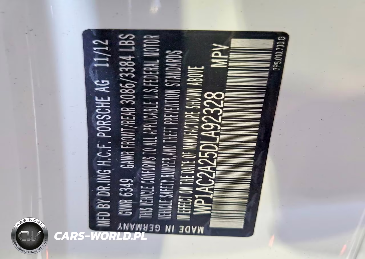 2013 Porsche Cayenne Turbo VIN:WP1AC2A25DLA92328 - 13