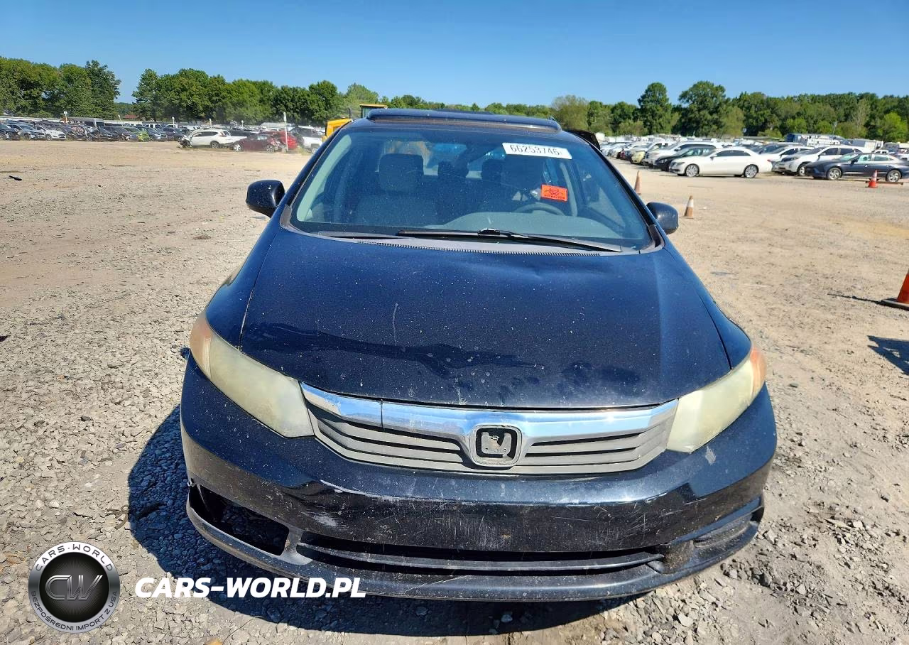 2012 Honda Civic Ex VIN:2HGFB2F87CH329454 - 5