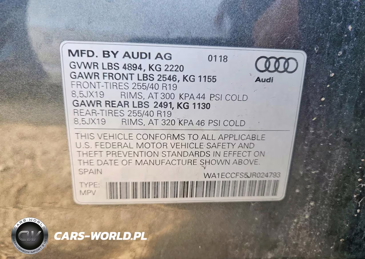 2018 Audi Q3 Premium VIN:WA1ECCFS5JR024793 - 12