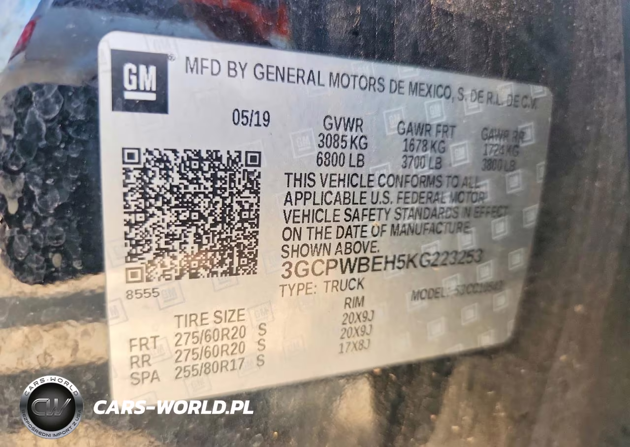 2019 Chevrolet Silverado C1500 Custom VIN:3GCPWBEH5KG223253 - 12