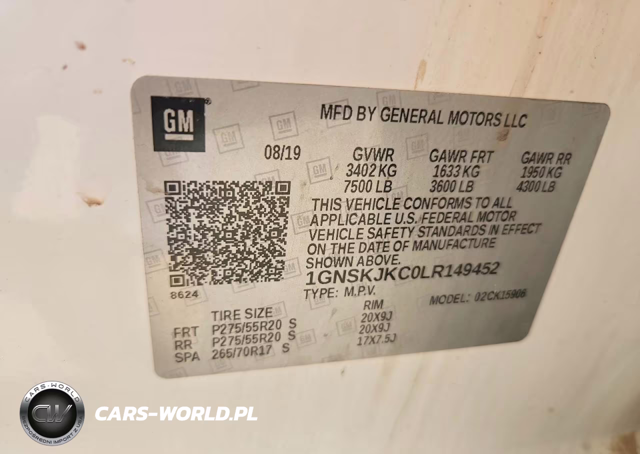 2020 Chevrolet Suburban K1500 Premier VIN:1GNSKJKC0LR149452 - 13