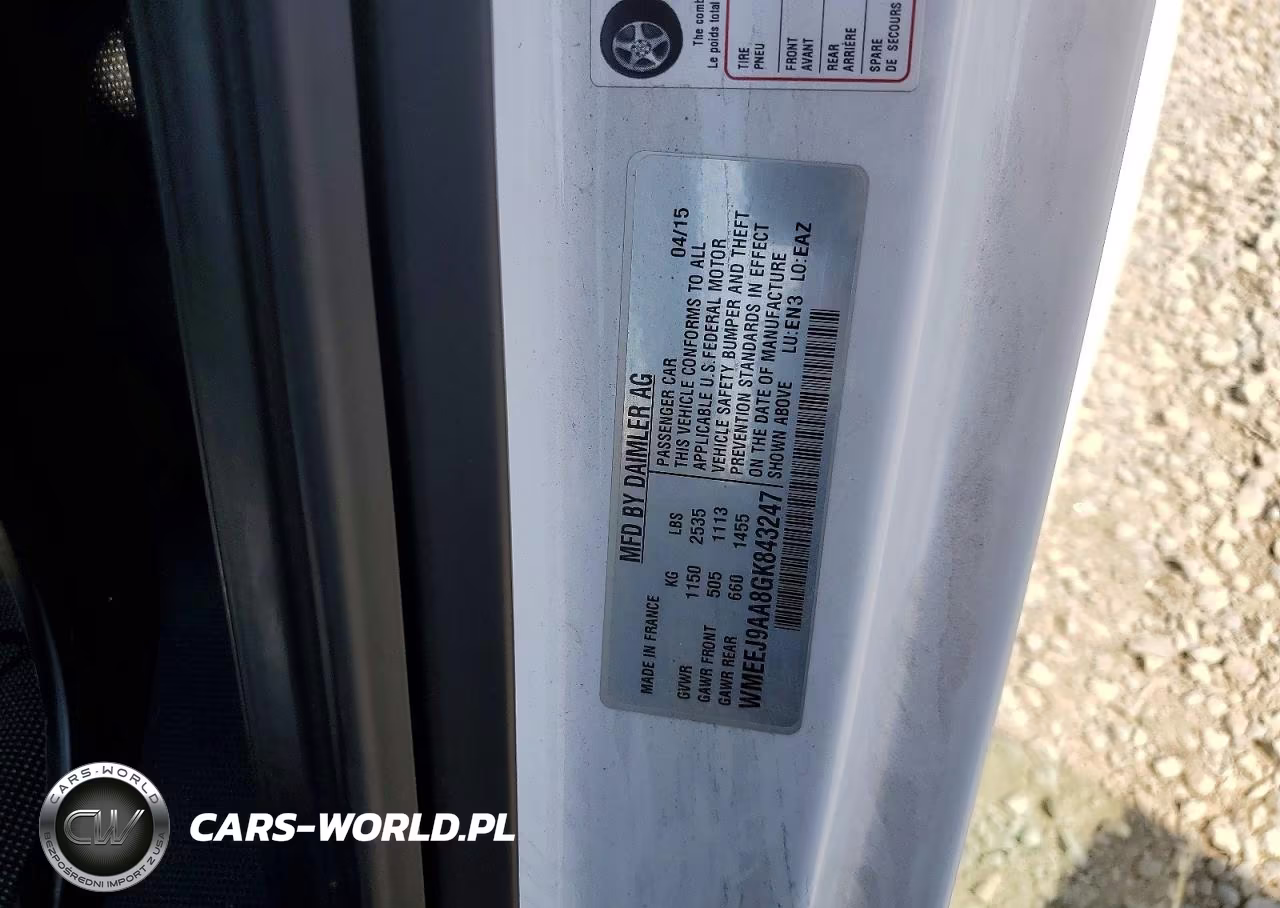 2016 Smart Fortwo VIN:WMEEJ9AA8GK843247 - 12
