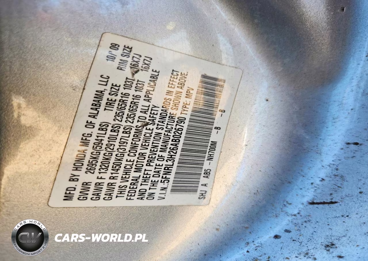 2010 Honda Odyssey Lx VIN:5FNRL3H26AB026790 - 14
