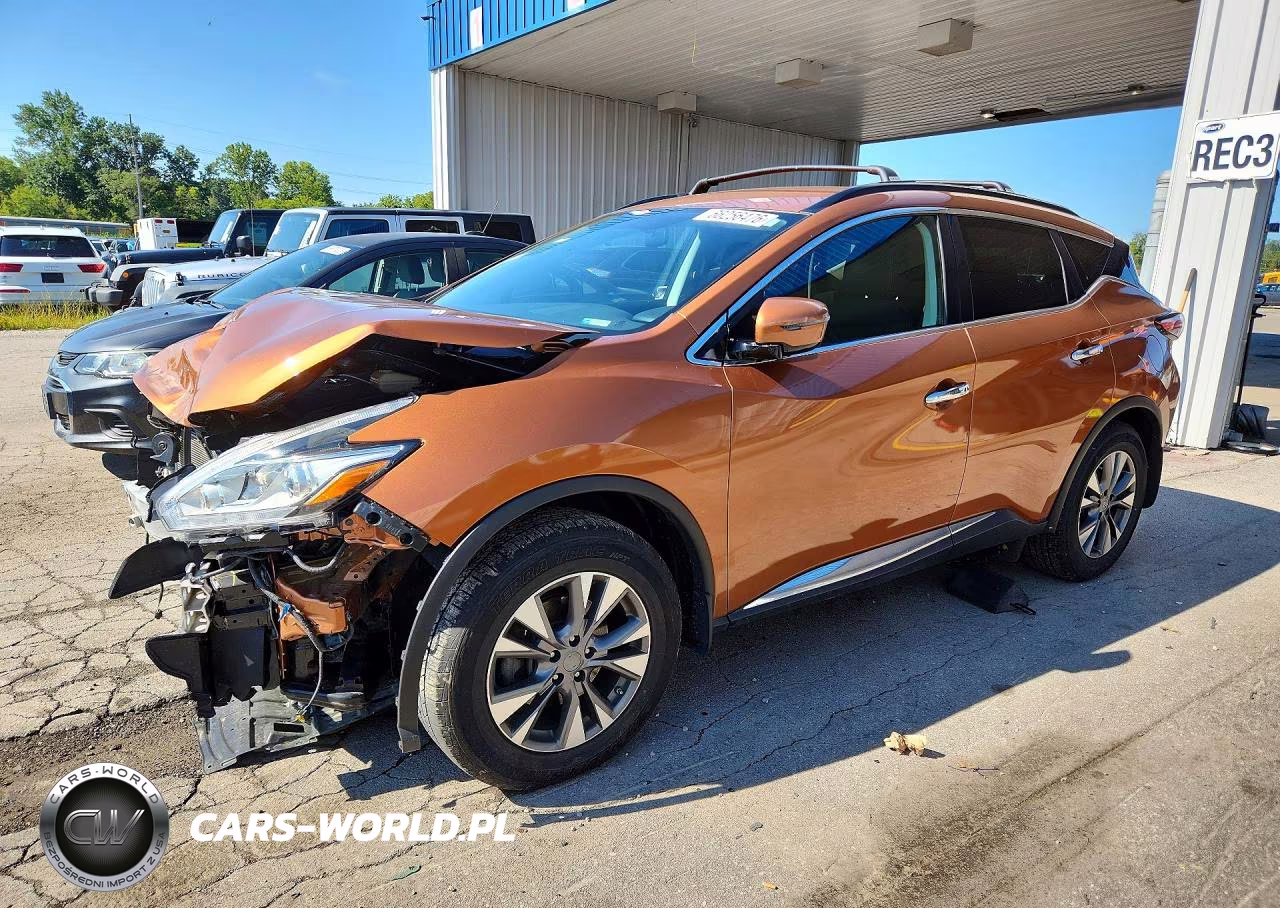 2016 Nissan Murano Sv VIN:5N1AZ2MH6GN112350 - 1