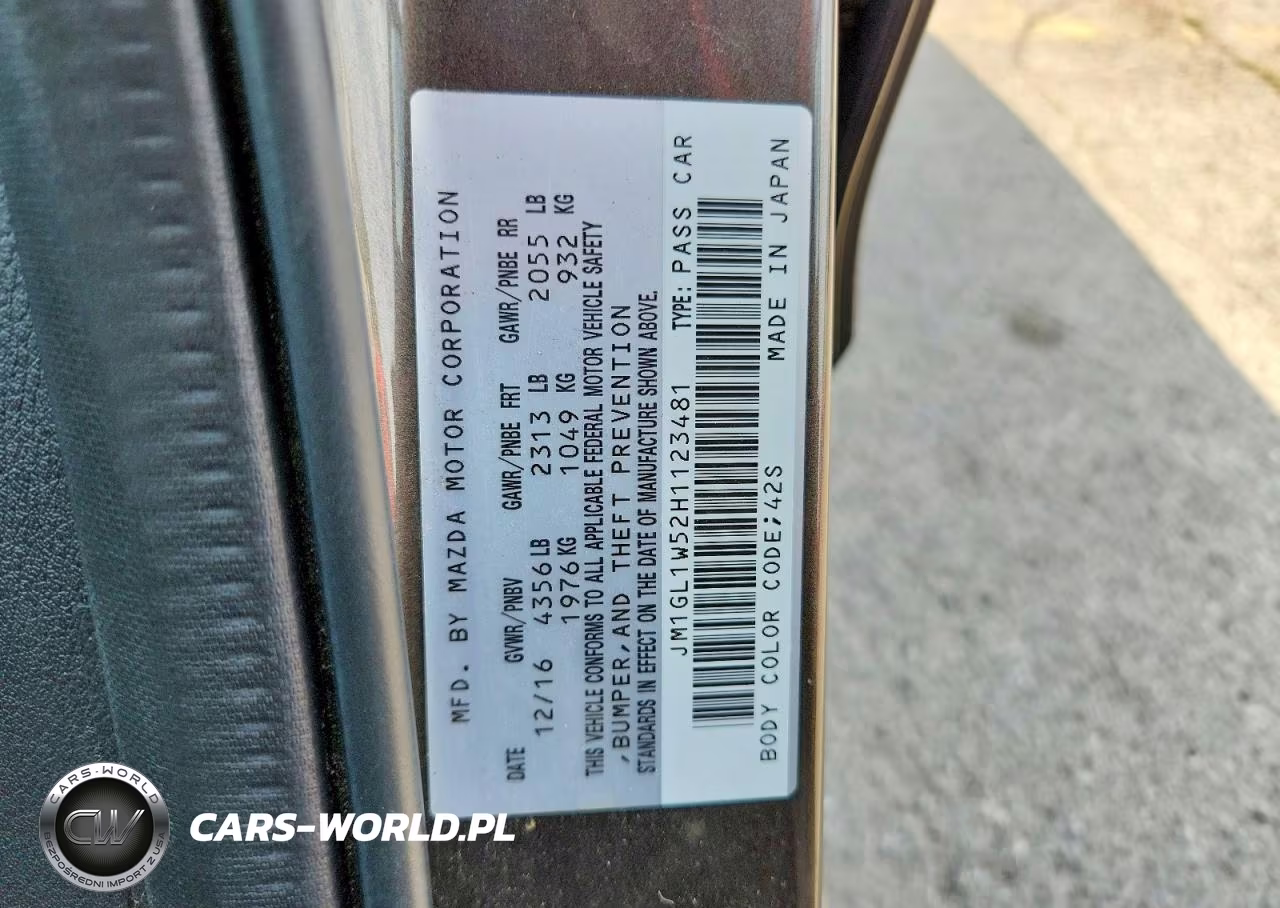 2017 Mazda 6 Grand Touring VIN:JM1GL1W52H1123481 - 12