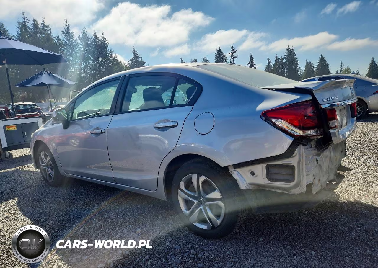 2013 Honda Civic Lx VIN:2HGFB2F50DH572109 - 2