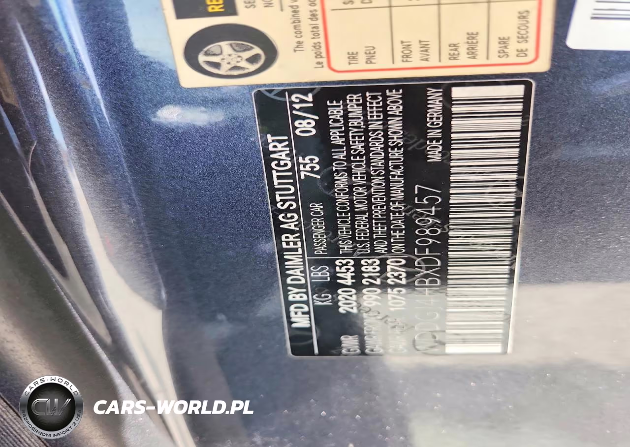 2013 Mercedes-Benz C 250 VIN:WDDGJ4HBXDF989457 - 12