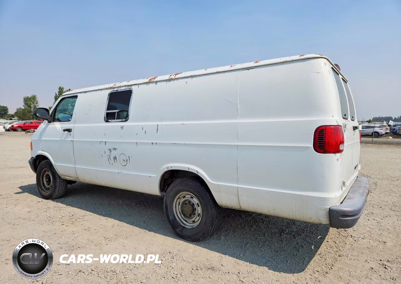 2000 Dodge Ram Wagon Delivery Van VIN:2B7LB31Z21K538799 - 2