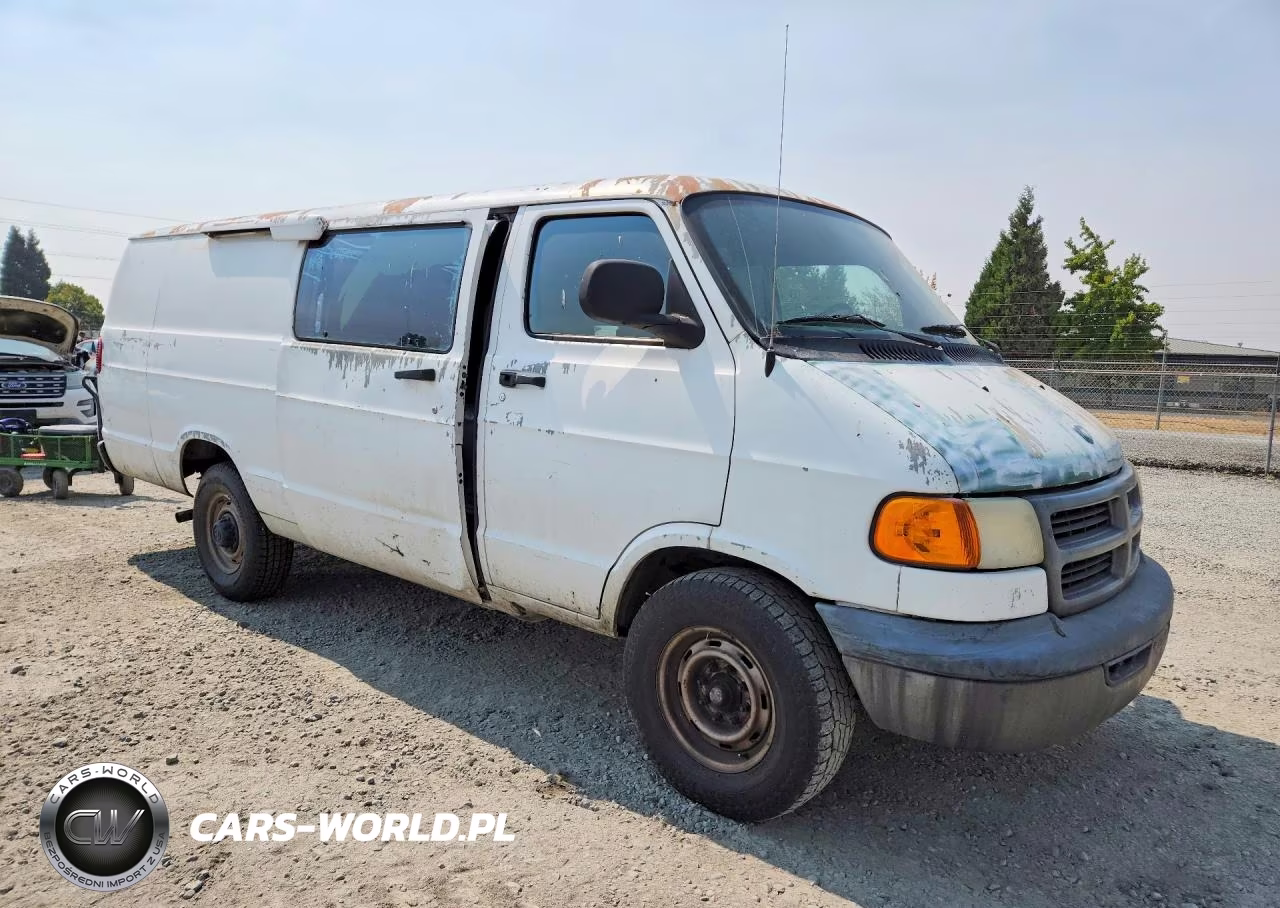 2000 Dodge Ram Wagon Delivery Van VIN:2B7LB31Z21K538799 - 4